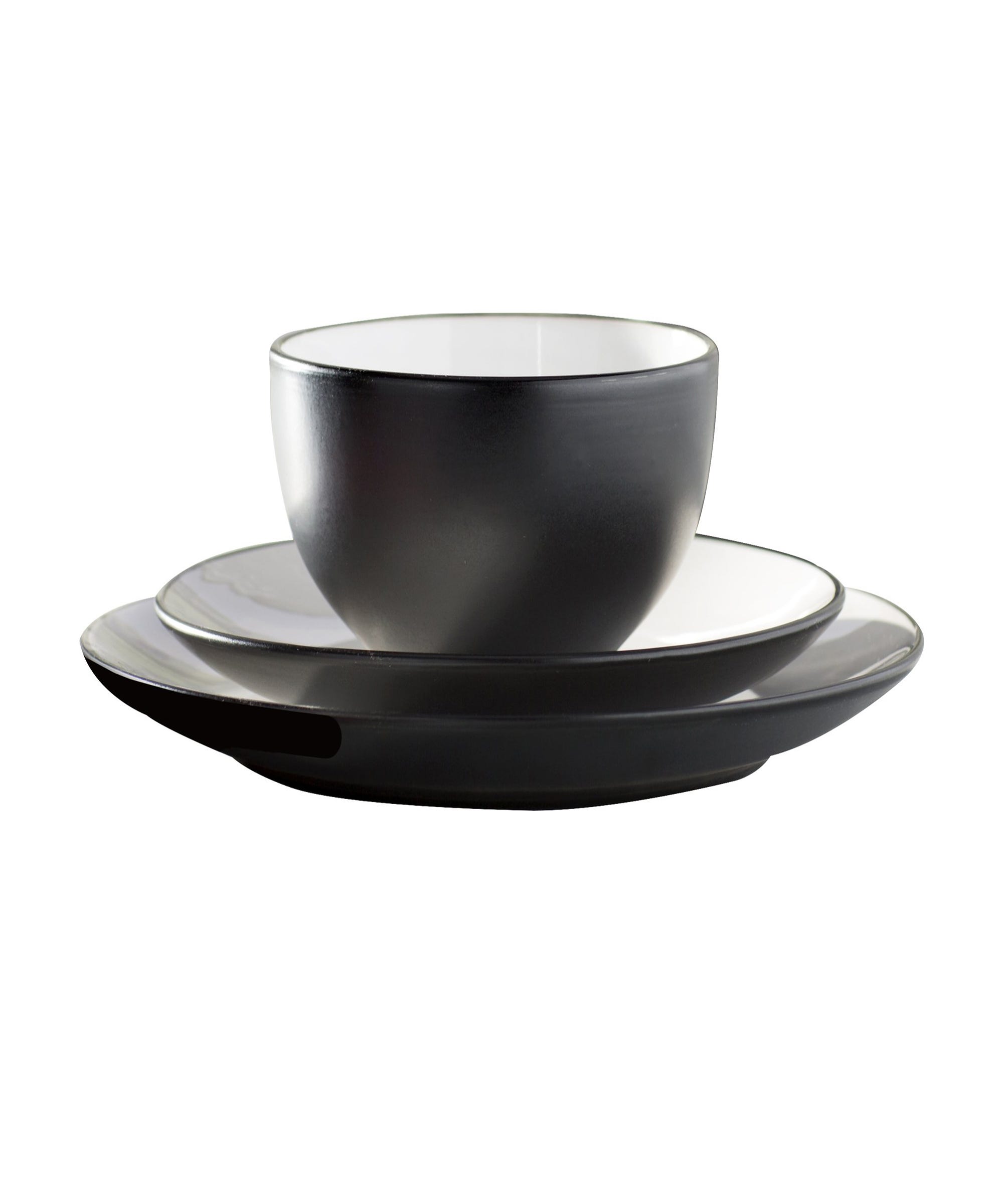 Wayfair + Wayfair Basics 16 Piece TwoToned Stoneware Dinnerware Set, Service for 4