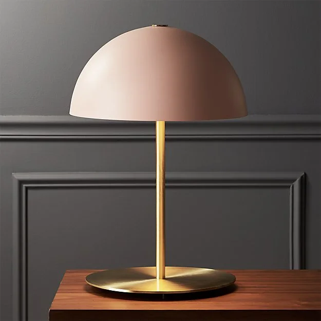 Cb2 Hanna Pink Table Lamp