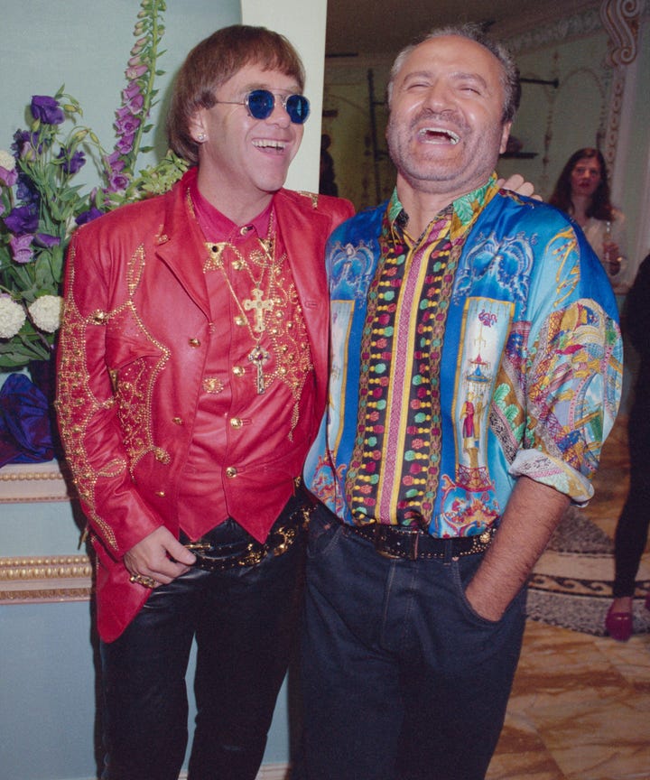 Gianni Versace Fashion Designer Death Contributions