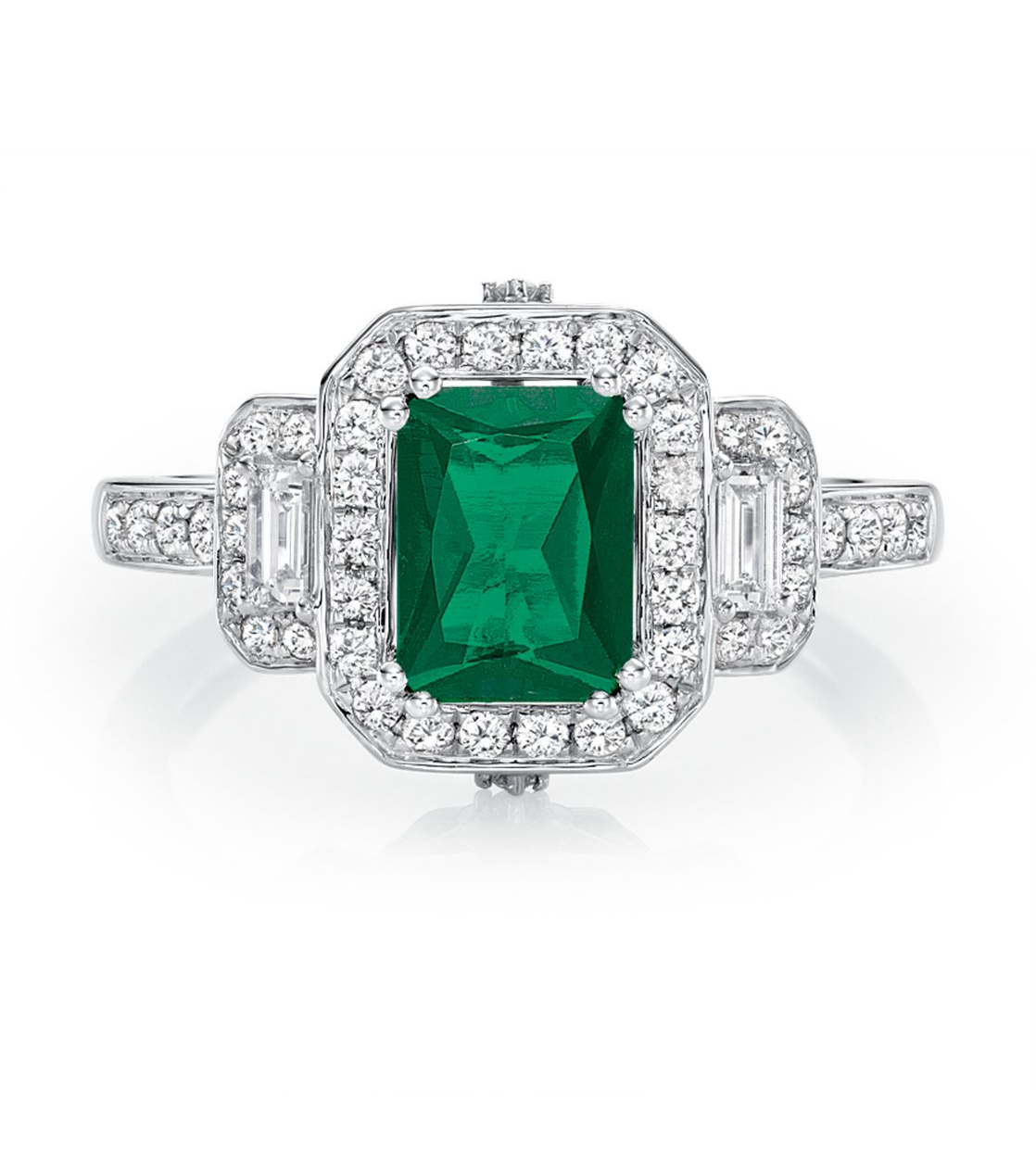 Helzberg Diamonds + Limited Edition Emerald and Diamond Ring