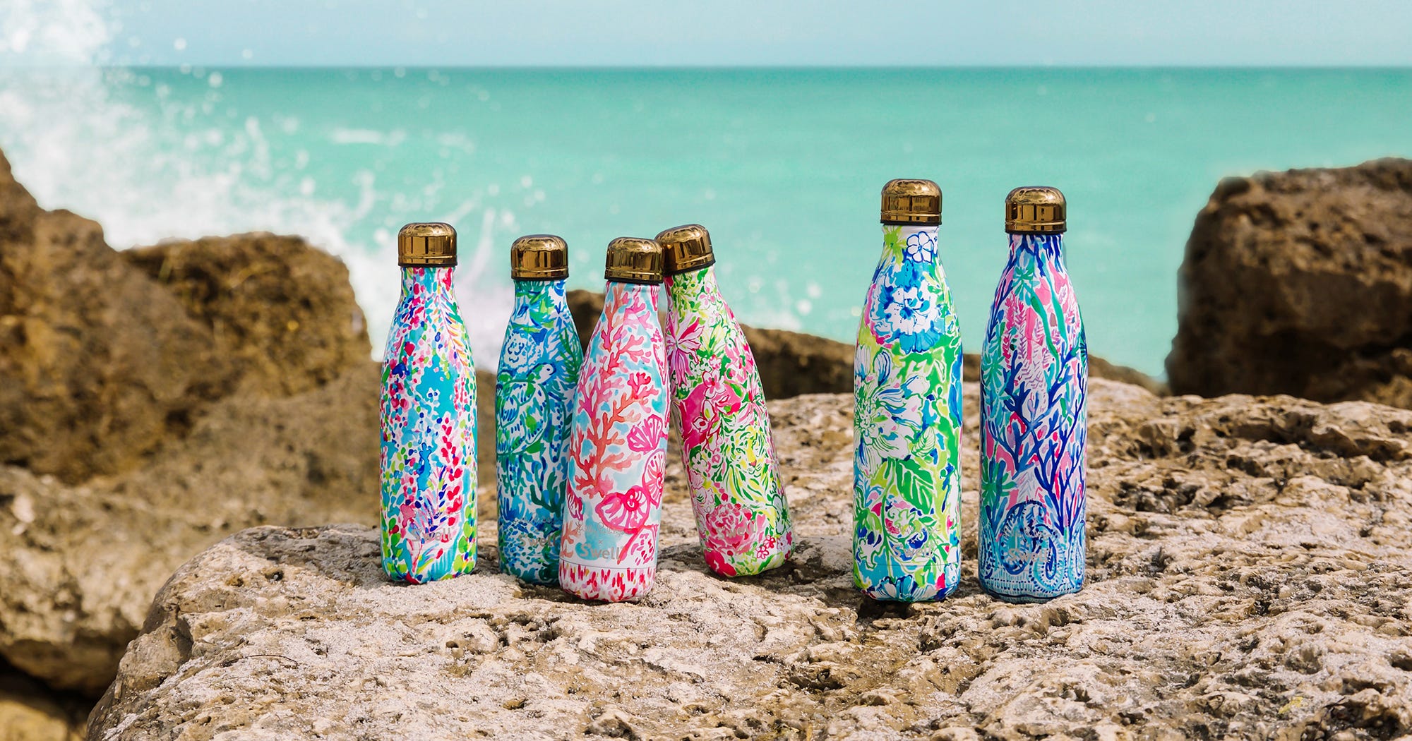 Lilly Pulitzer and S'well Release Six New Water Bottles