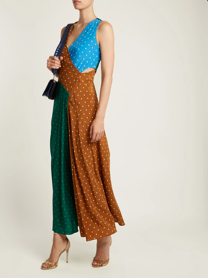 Brown Polka Dot Trend, Pretty Woman Polo Match Dress