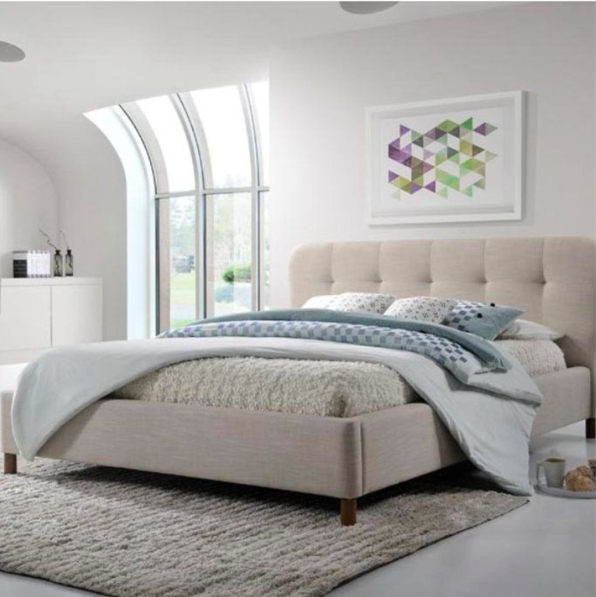 Joss & Main + Ostrowski Upholstered Platform Bed (Queen)