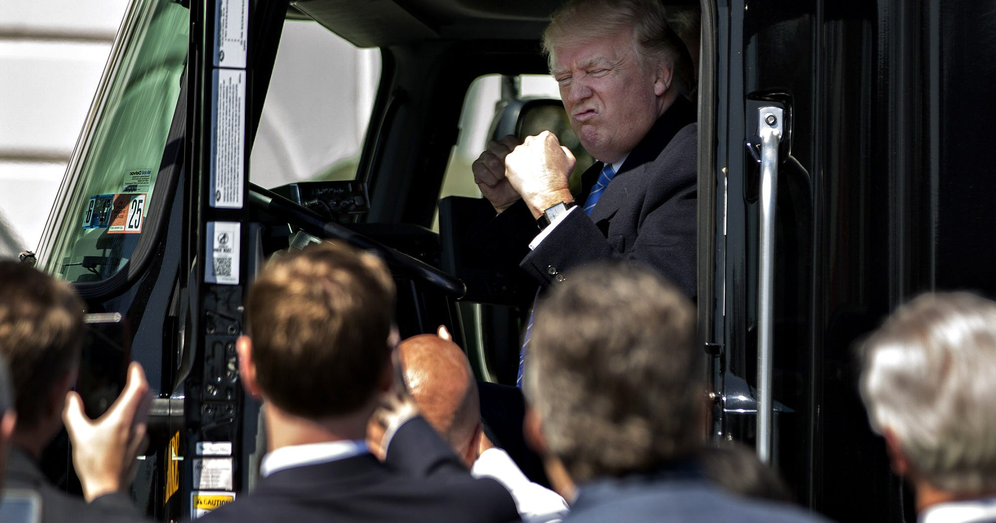 Hilarious Donald Trump Memes Truck Photo Face Vroom