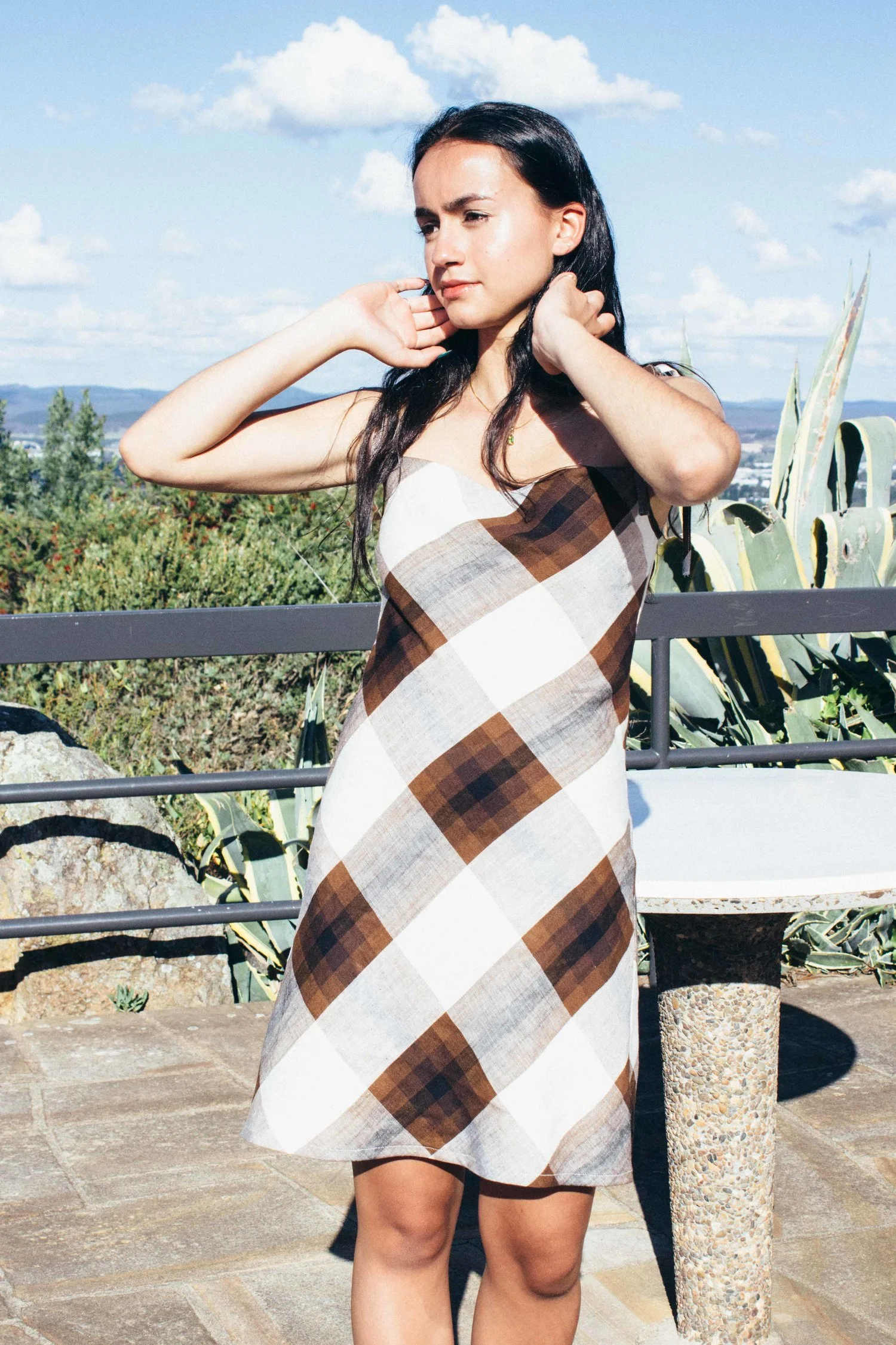 hunter and brown dress Emica Dress Hunter Green by Mikah  The Mimi Boutique