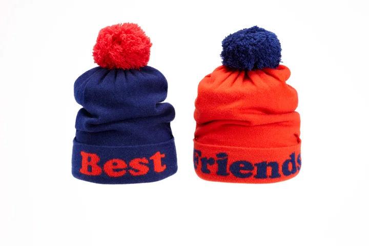 NEW Band of Outsiders x Neiman Marcus for Target Friends pom pom beanie rare NEW Band of Outsiders x Neiman Marcus for Target Friends pom  main image 2
