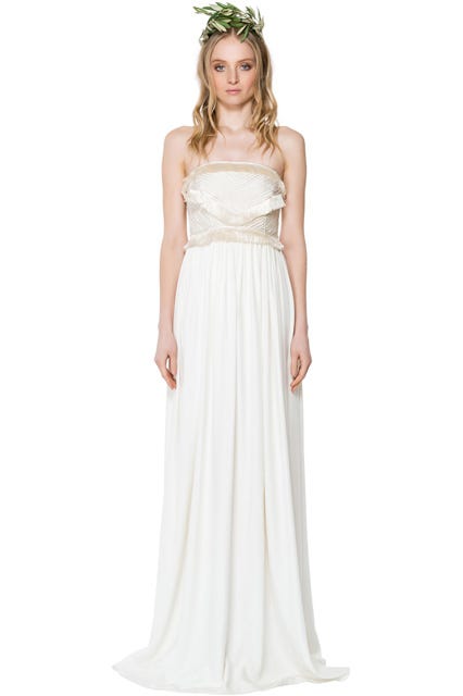 Mara Hoffman New Wedding Dresses Collection Mara Hoffman Iris Fringe Gown