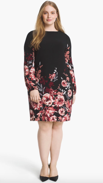 white house black market black and white floral dress Strapless Corset with Full Skirt Harbourtown Trading Company Black And White House Black