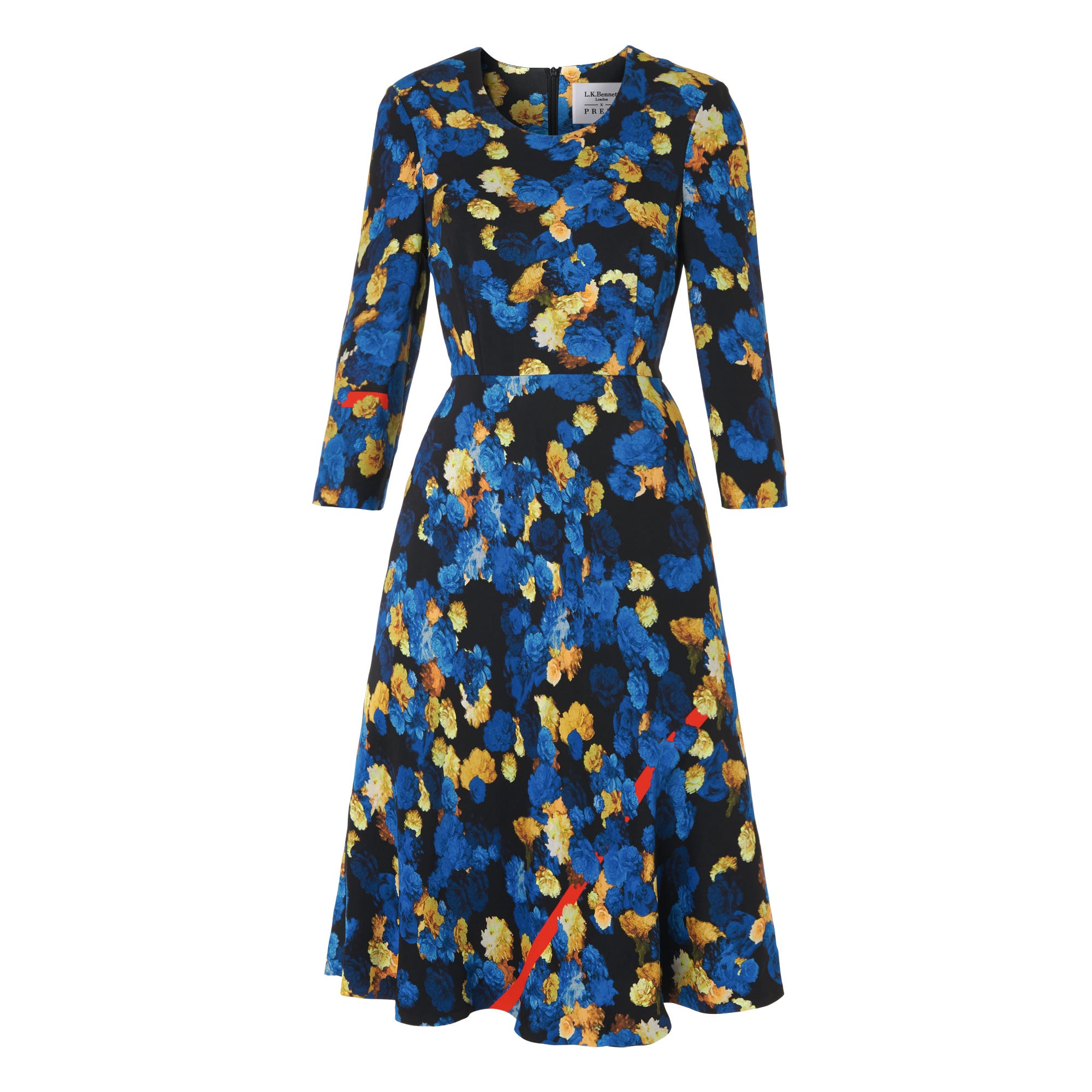kate middleton blue lk bennett dress Kate's brilliant in blue as she marks Early Childhood Centre launch