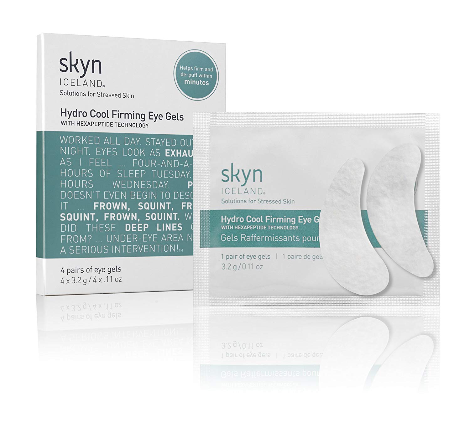 Skyn Iceland + Travel Size Hydro Cool Firming Eye Gels