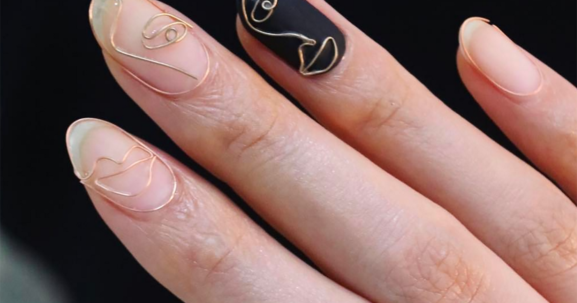 Wire Manicure Nail Art Trend — Unistella Salon