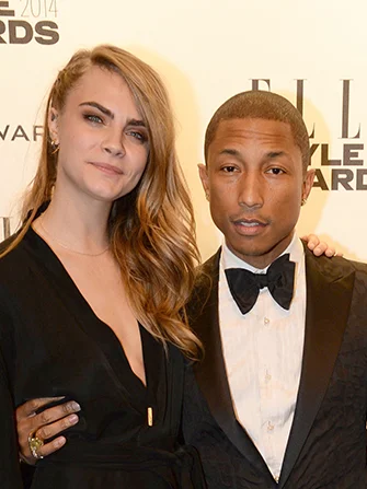 Cara Delevingne Pharrell Recording Song Single