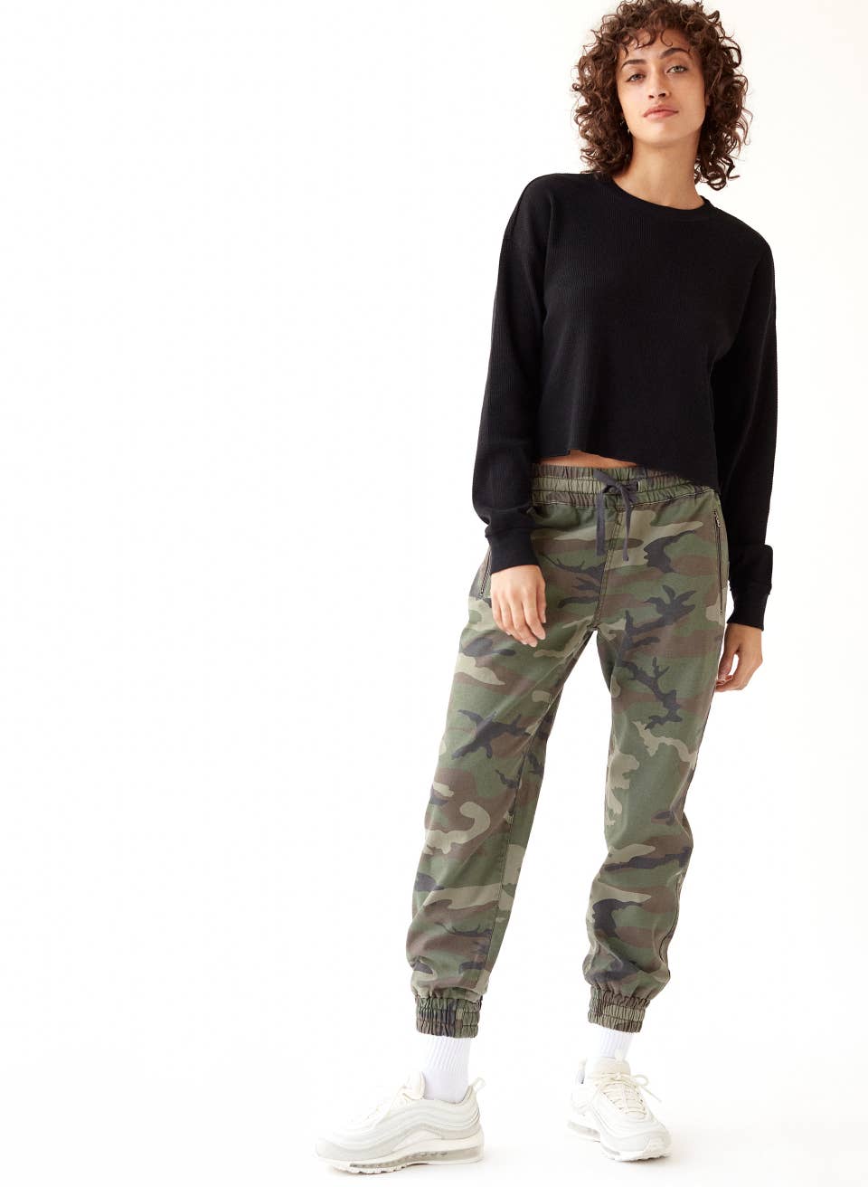 female camouflage pants
