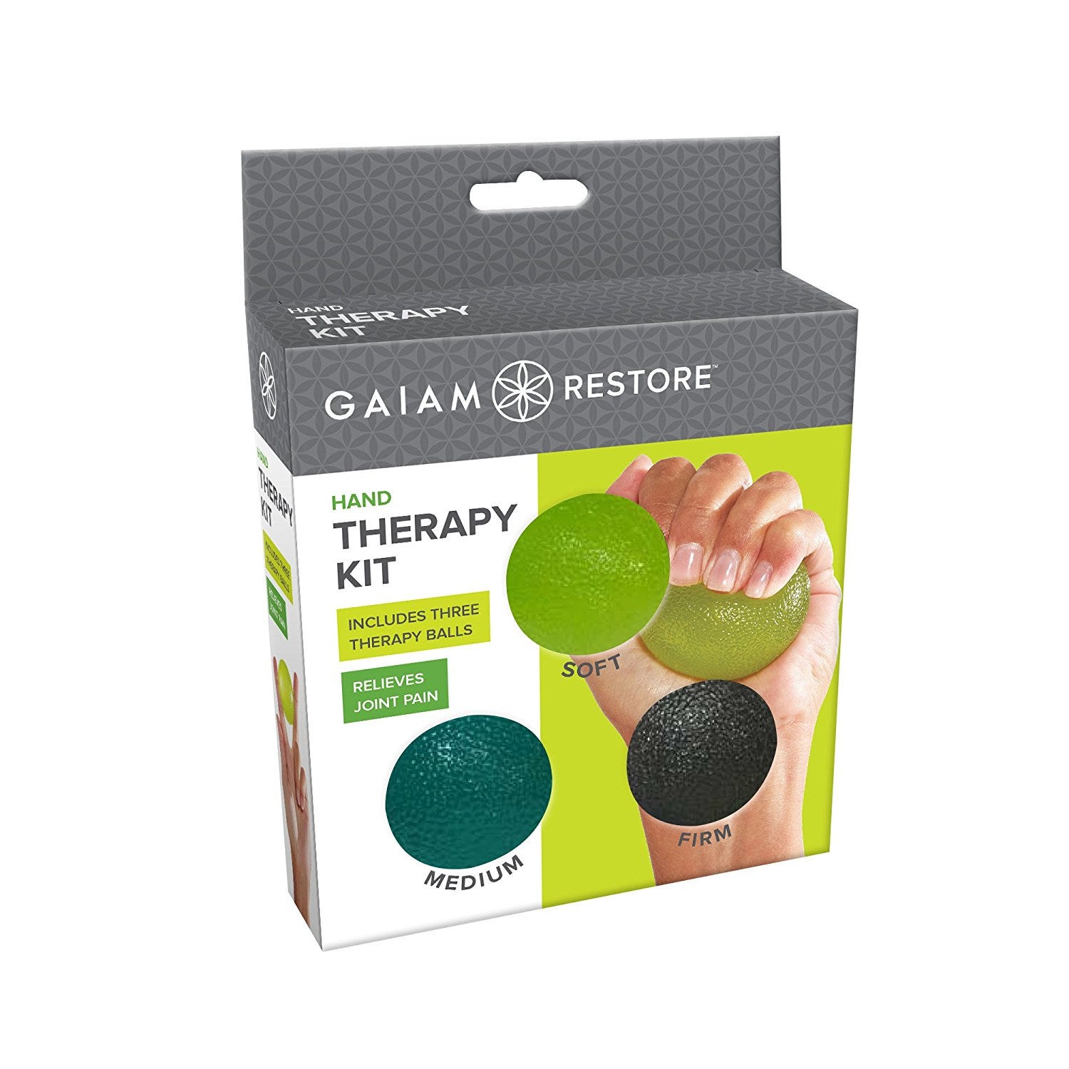Gaiam + Hand Therapy Kit