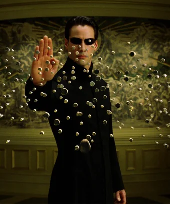Who told Neo he could stop bullets?
