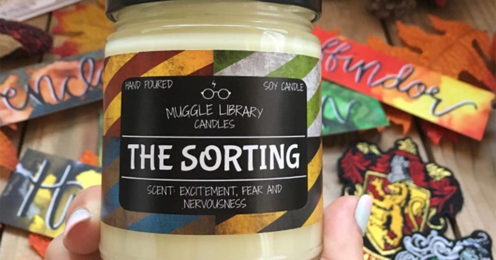 Harry Potter Color Changing Candle Hogwarts Scents