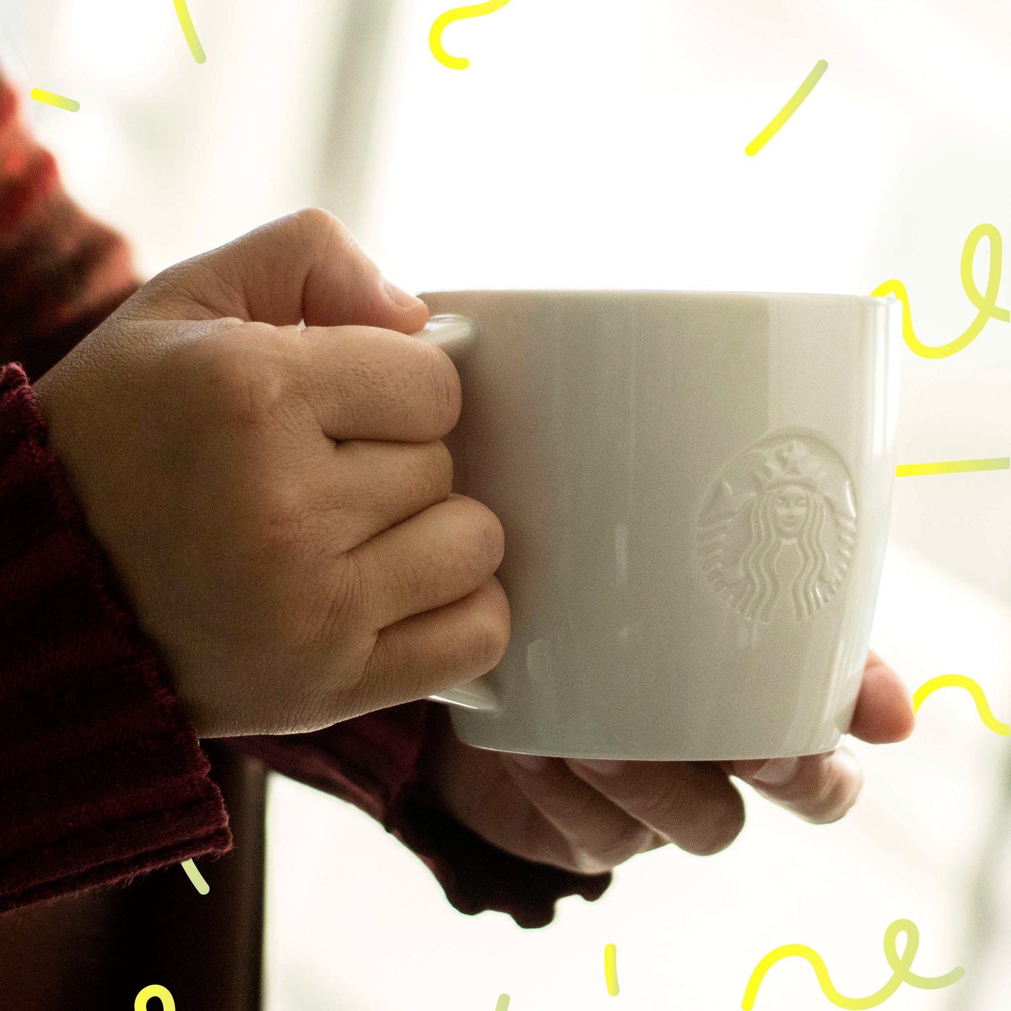bringing your own cup to starbucks