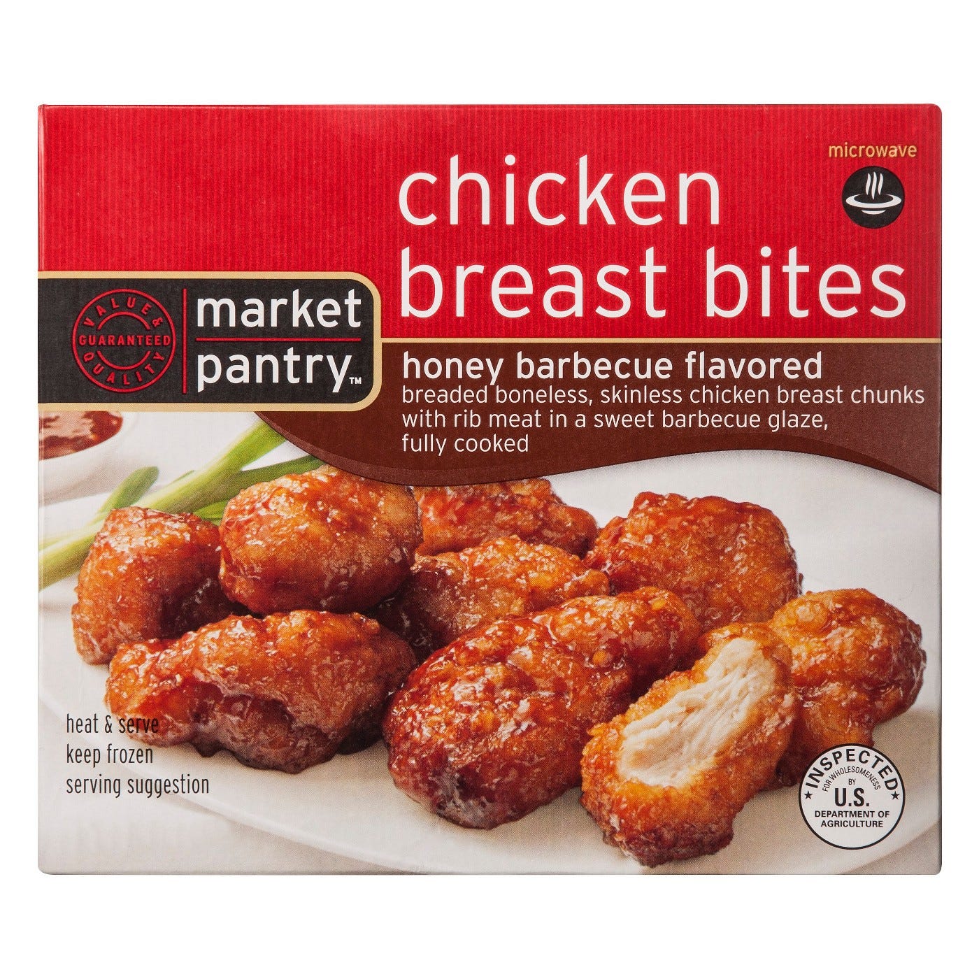 Market Pantry + Honey Barbecue Chicken Breast Bites 10 oz