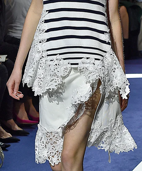 Sacai Spring 2015 - How To Wear Lace