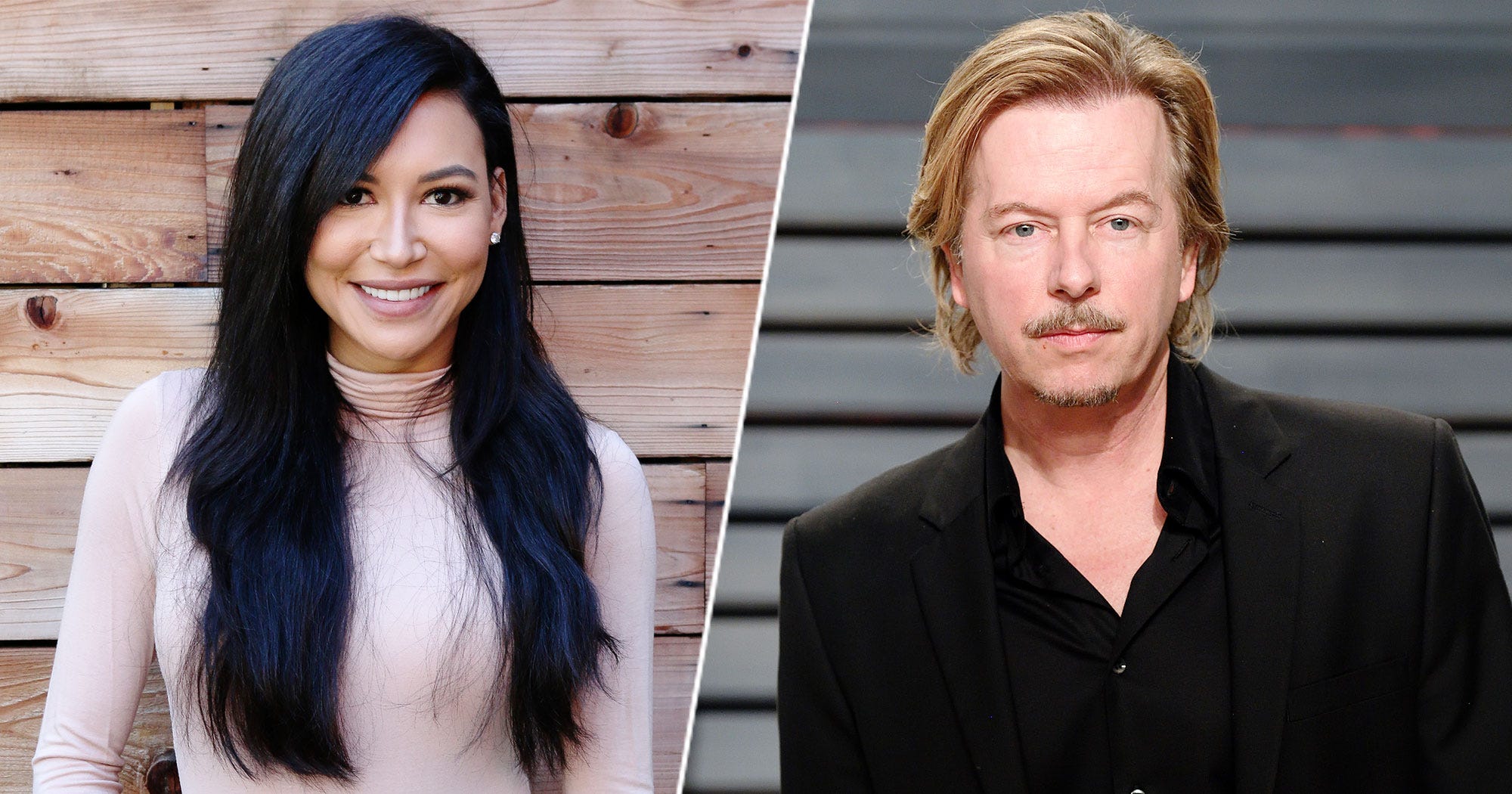 Naya Rivera David Spade Couple Hawaii Swimming Kissing(02)