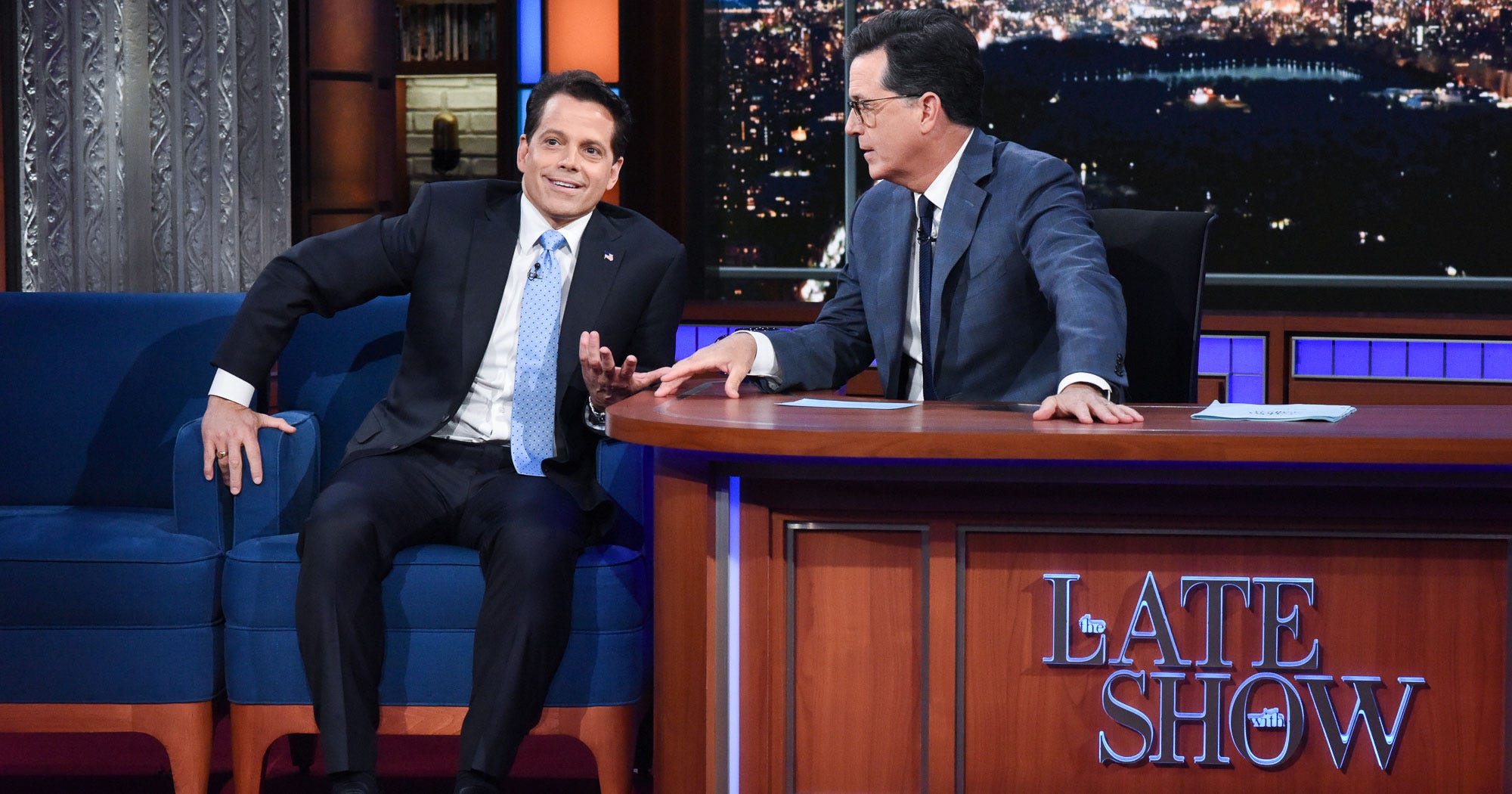 Anthony Scaramucci The Late Show With Stephen Colbert(02)