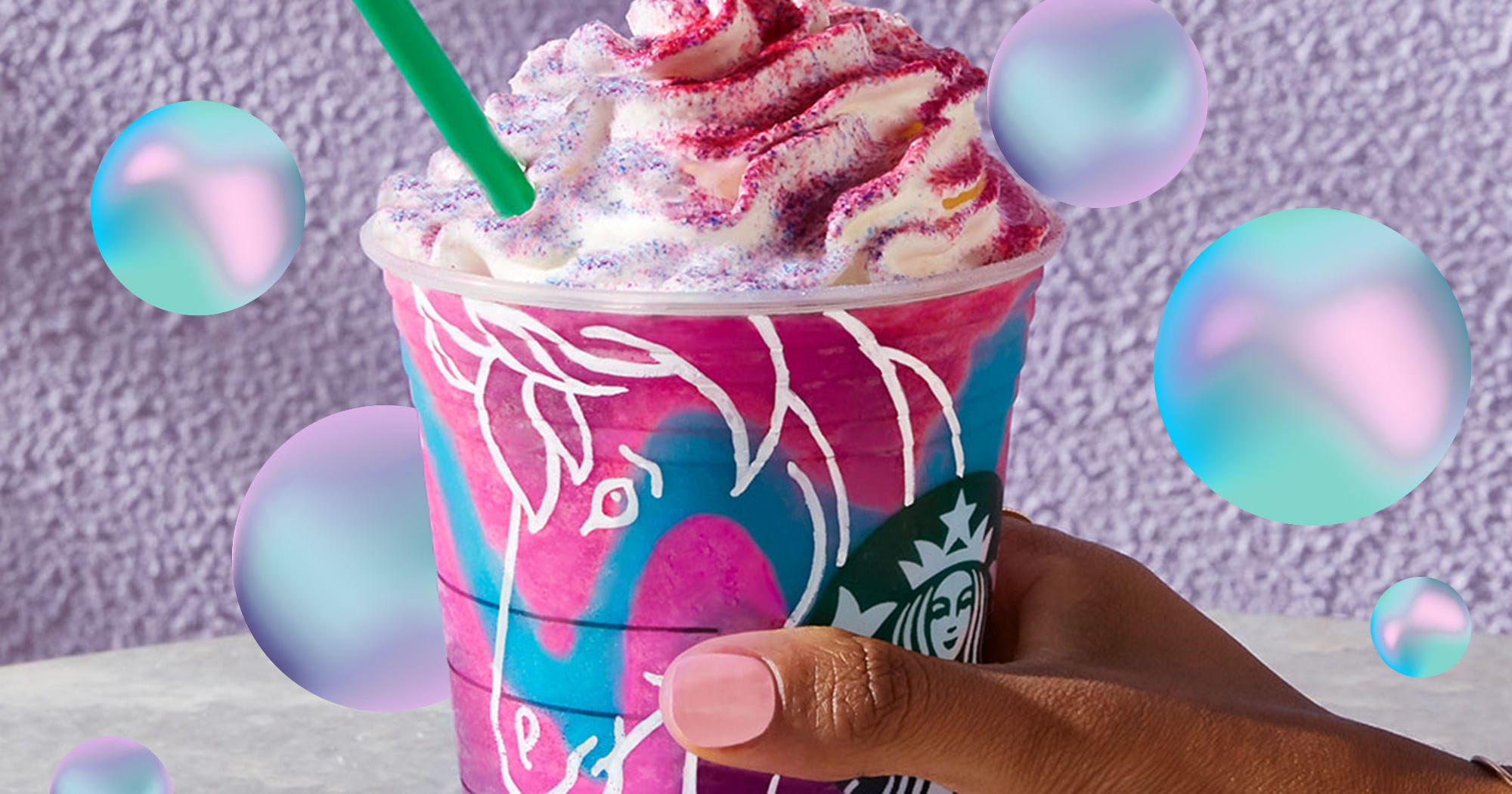 Starbucks Unicorn Frappuccino Pregnancy Announcement