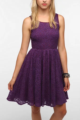 pins and needles backless lace dress Pins & Needles Black Velvet and Lace Wrap Dress
