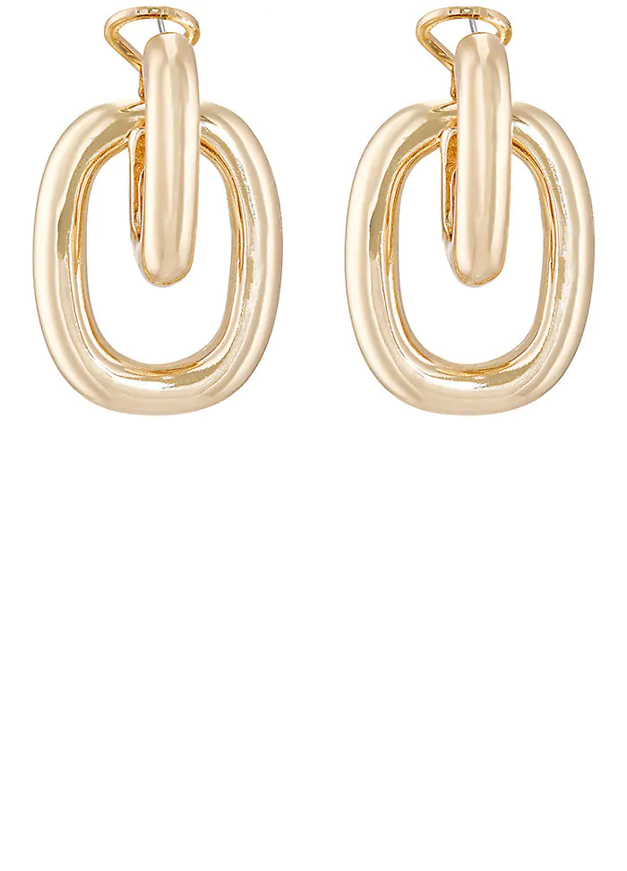 Jay + Interlocking OvalLink Earrings