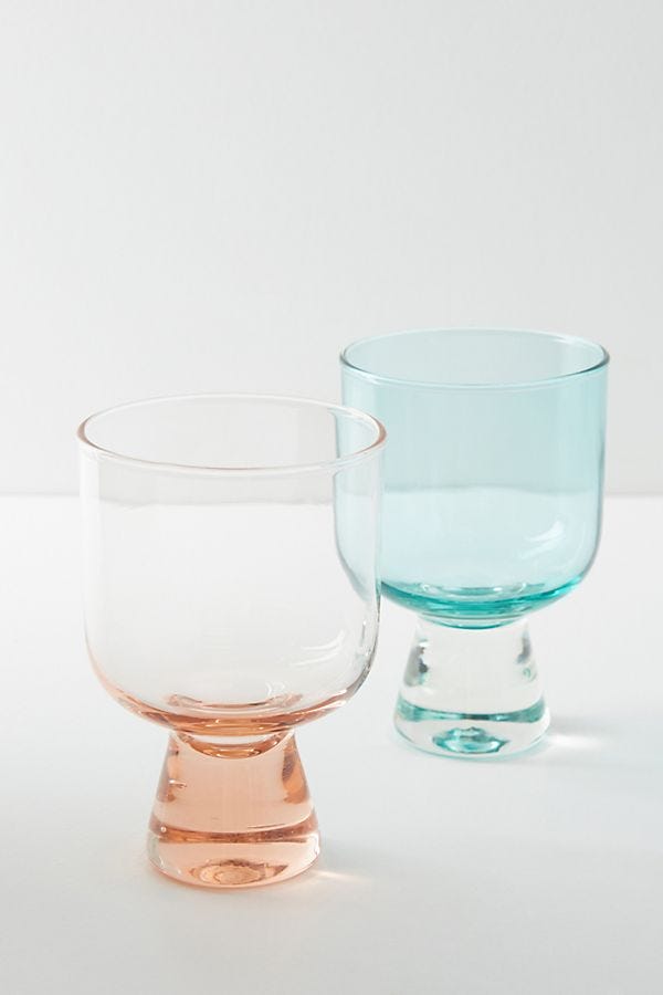 Anthropologie + ster Wine Glasses, Set of 4