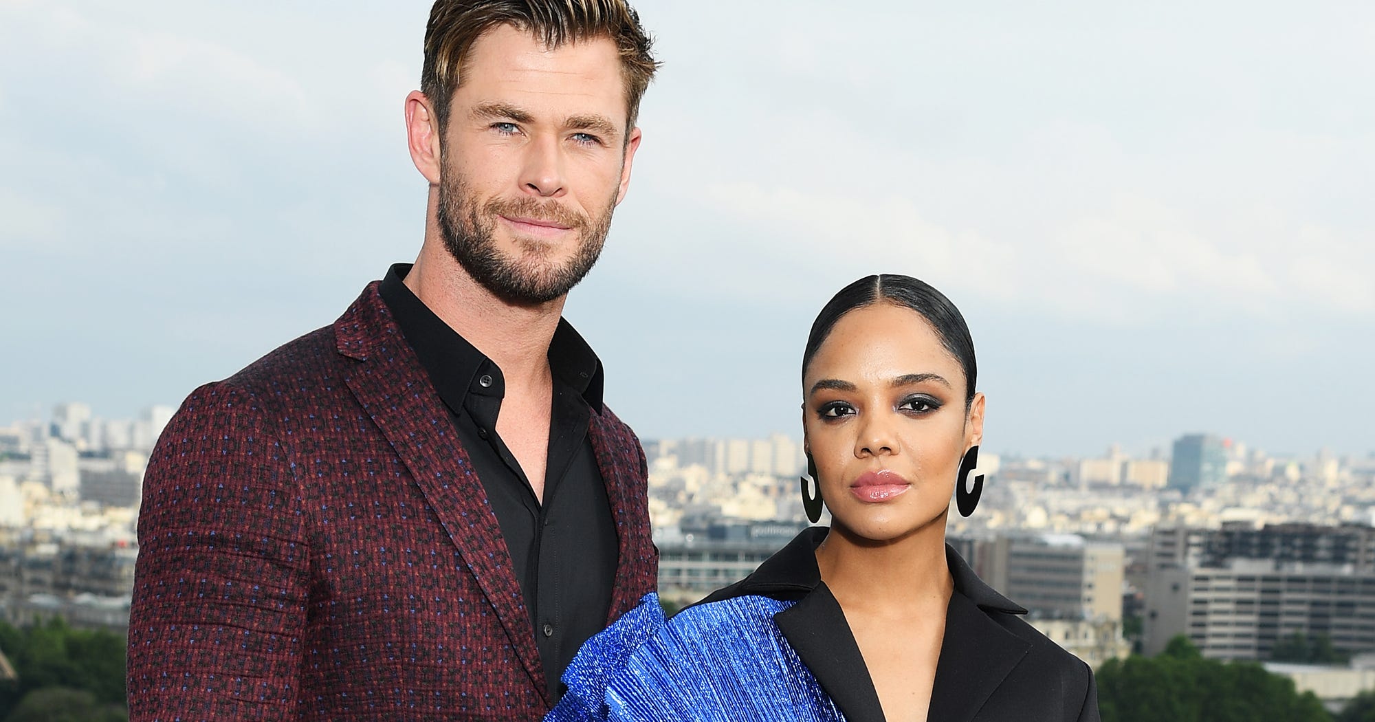 Tessa Thompson And Chris Hemsworth Real Life Friendship