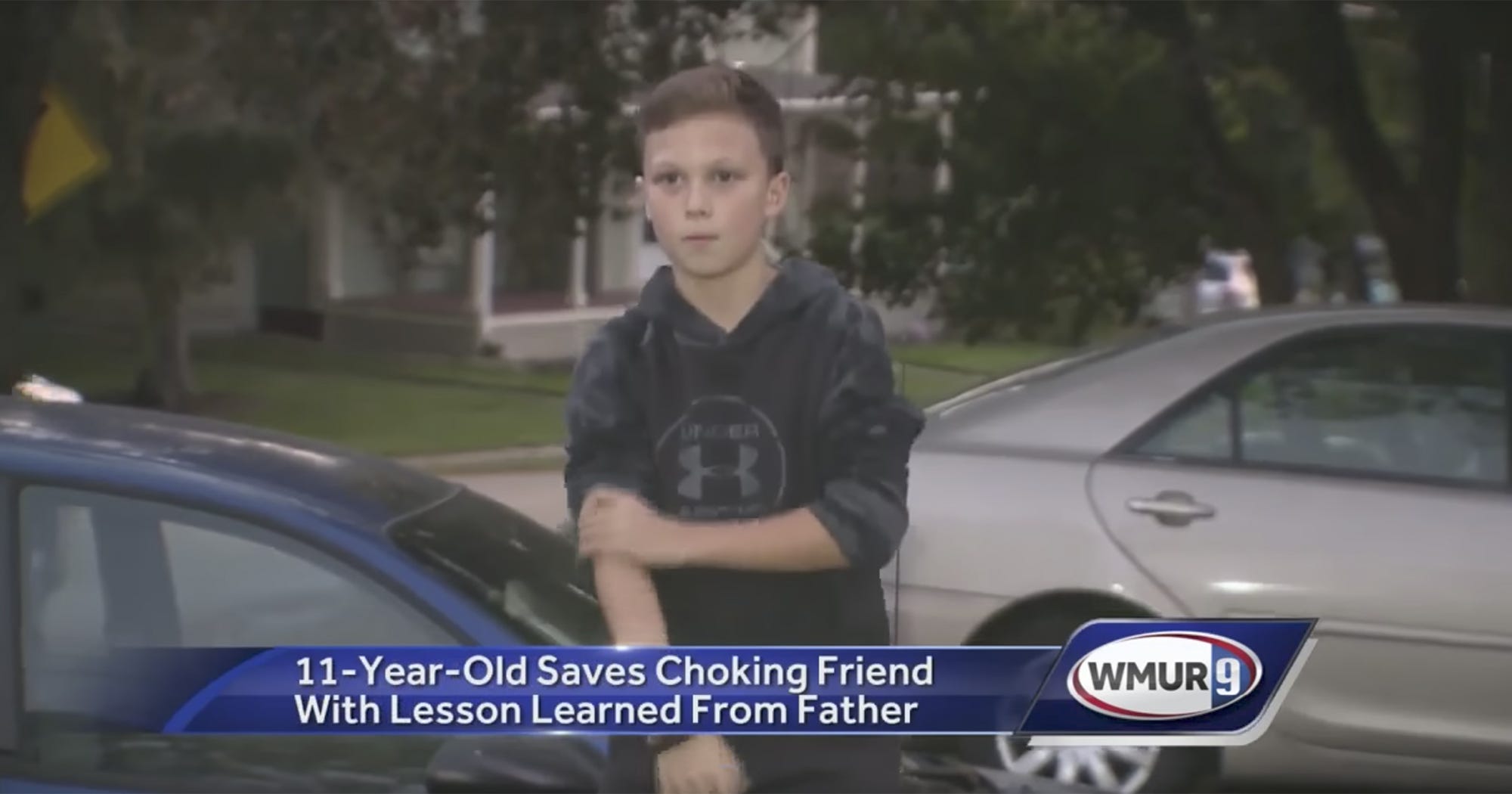 Boy Saved Choking Friend Life Lesson From Dad Video