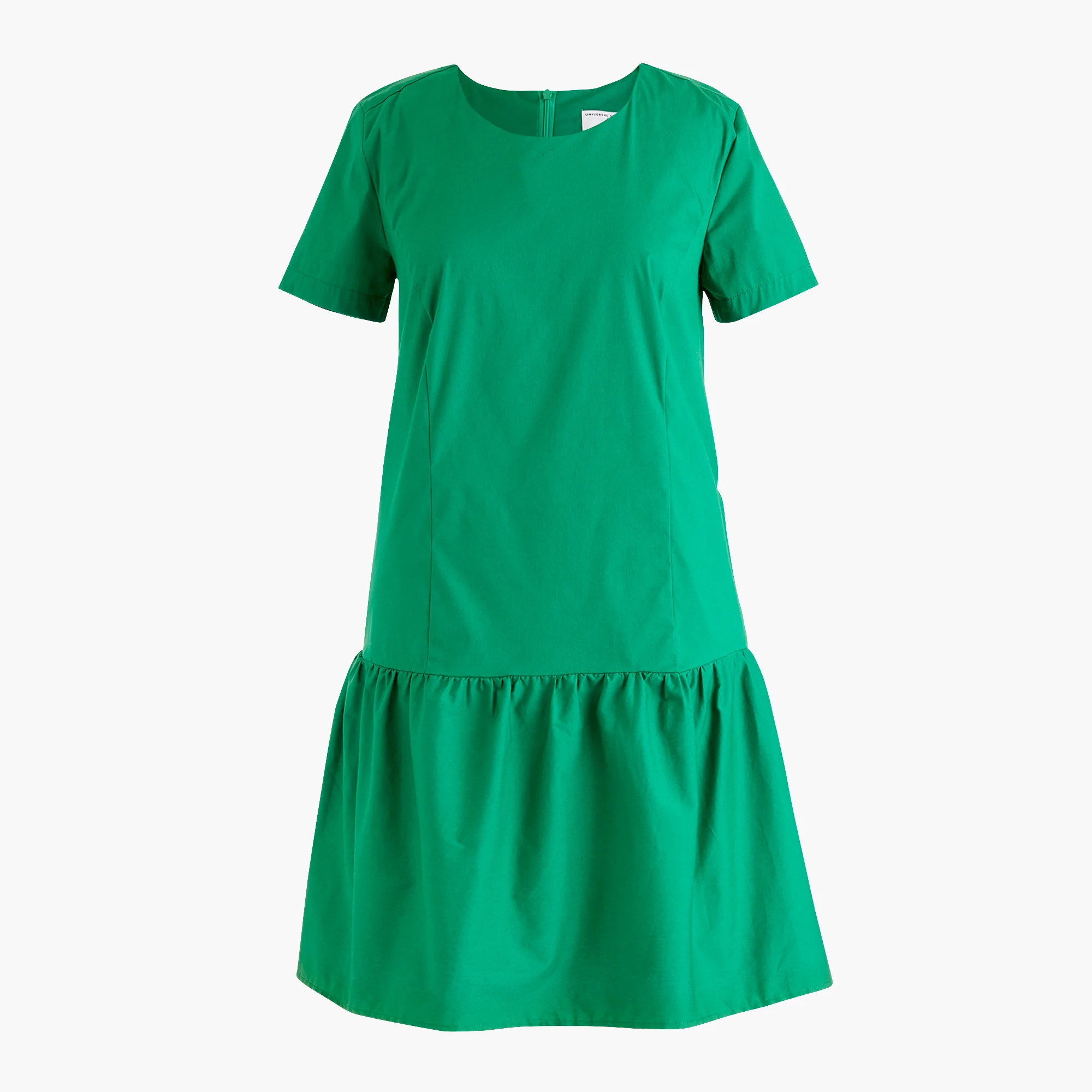 Universal Standard for J.Crew + Poplin Drop-waist Dress