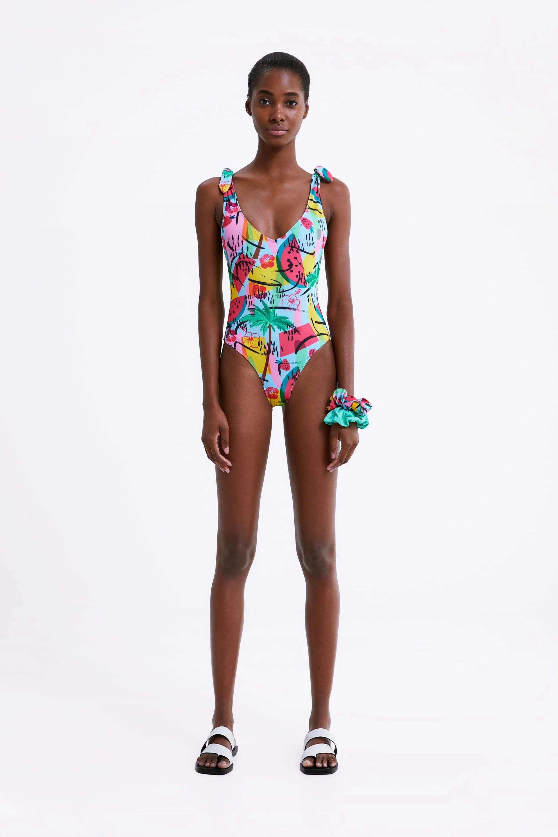 【HUGYOURSKIN】 Printed swimsuit/ 追跡付 Orchidee-Print Swimsuit – PUCCI Online Store