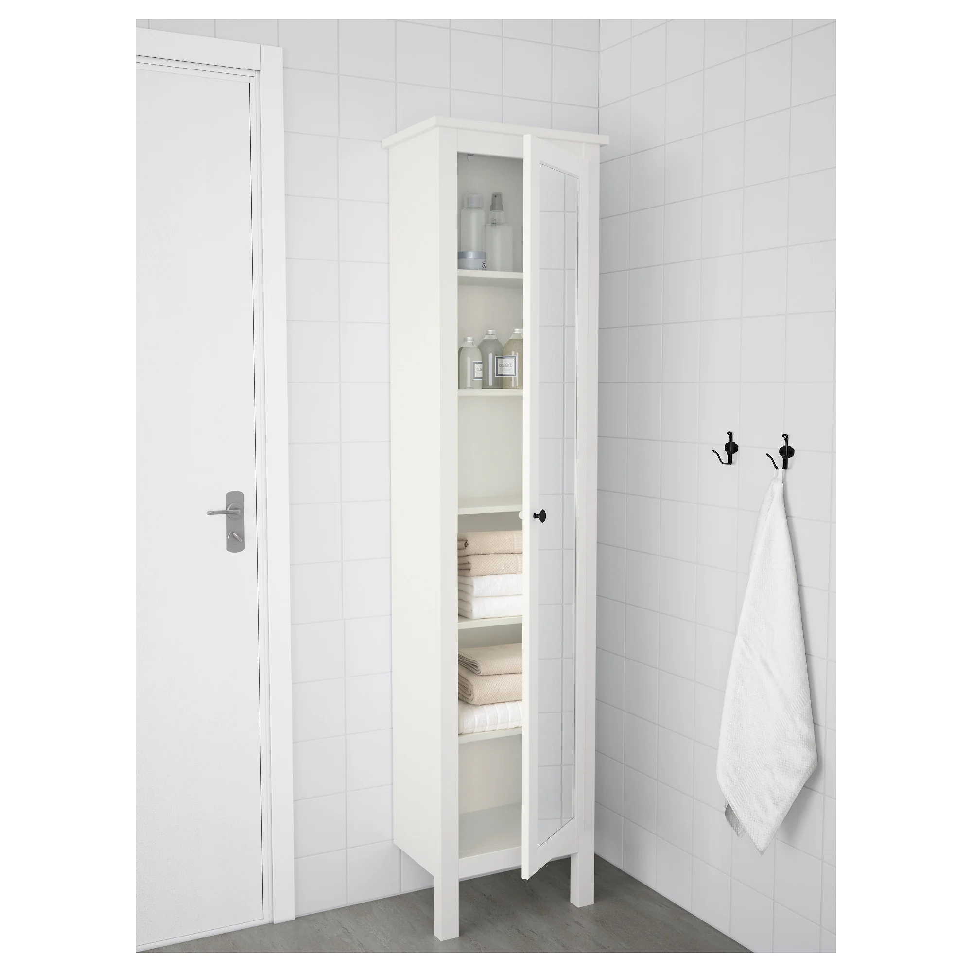 Ikea Silveran High Cabinet With Mirror Door