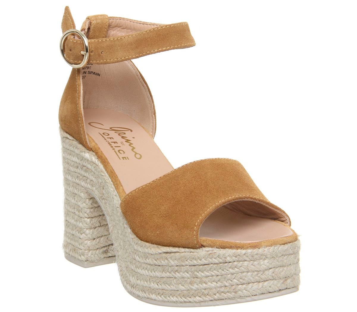 Gaimo for OFFICE + Linda Rope Heel Tan Suede