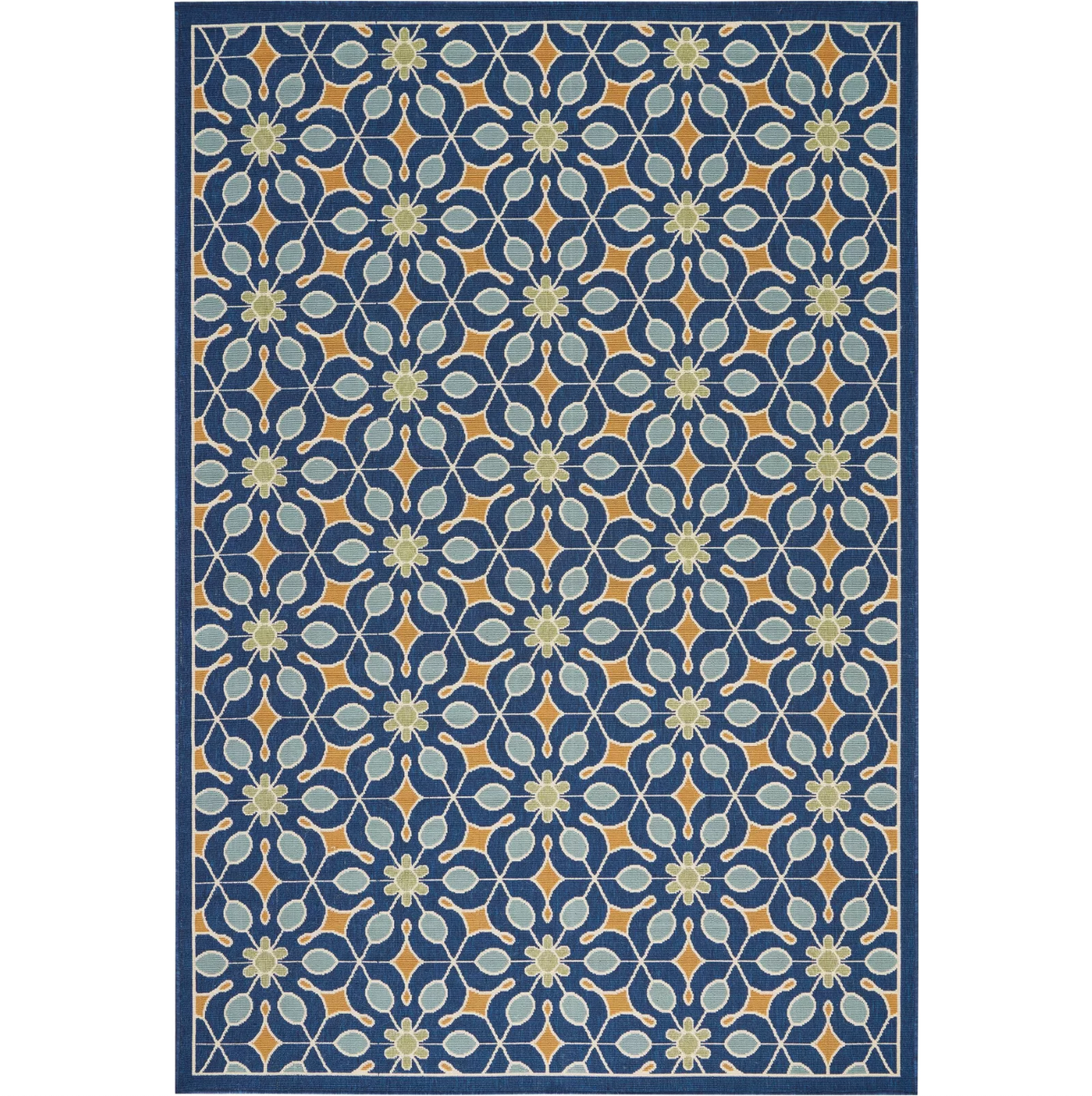 Sol 72 Outdoor + Monterey Navy/Blue Indoor/Outdoor Area Rug