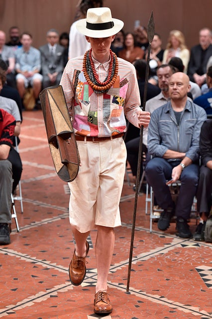 Junya Watanabe African-Themed Show Spring 2016