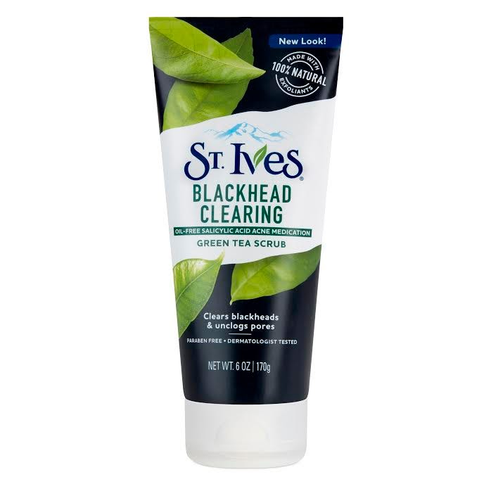 St. Ives + St. Ives Blackhead Clearing Green Tea Face Scrub, 6 oz