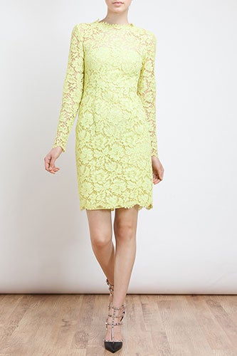 chinese dress ladies Resort 2016 Valentino Lace, Silk and Cotton Backless Patchwork Dress –  Shrimpton Couture main image 1