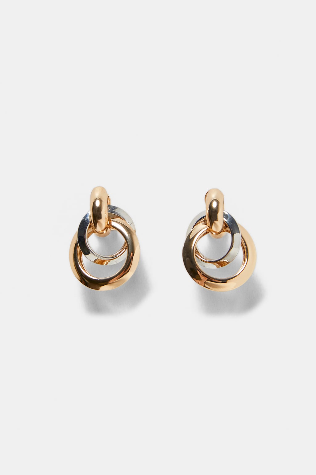 Zara + Metal Hoop Earrings