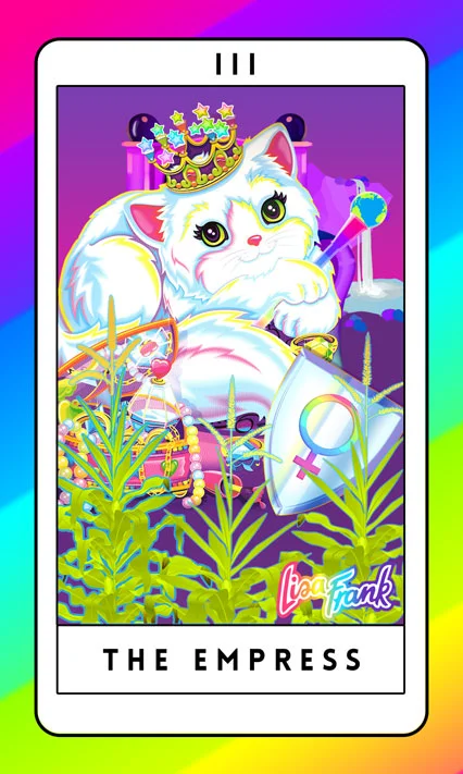 Lisa Frank Tarot Cards, Artist Ariel Hart