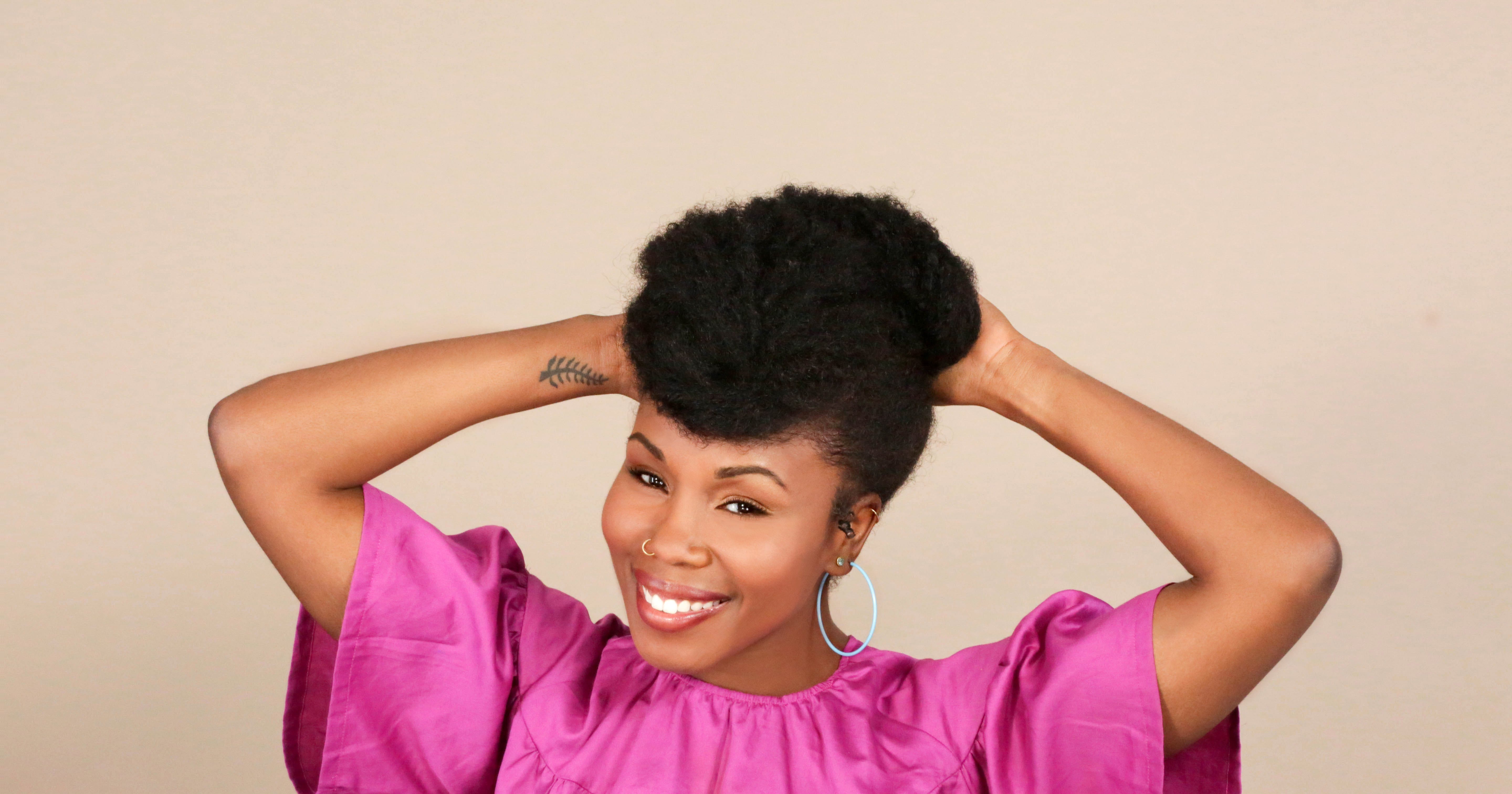 Janelle Monae Updo Natural Hair Step By Step Tutorial