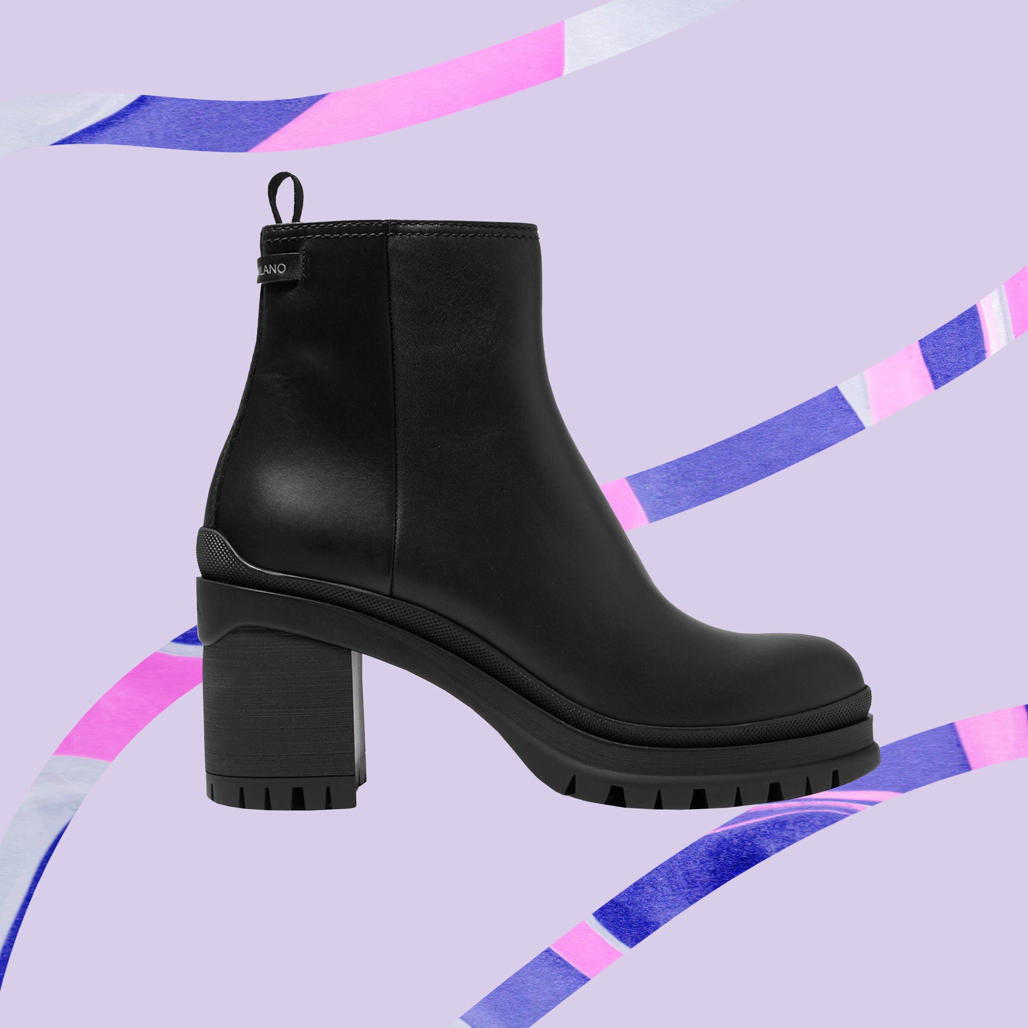 steel toe platform boots