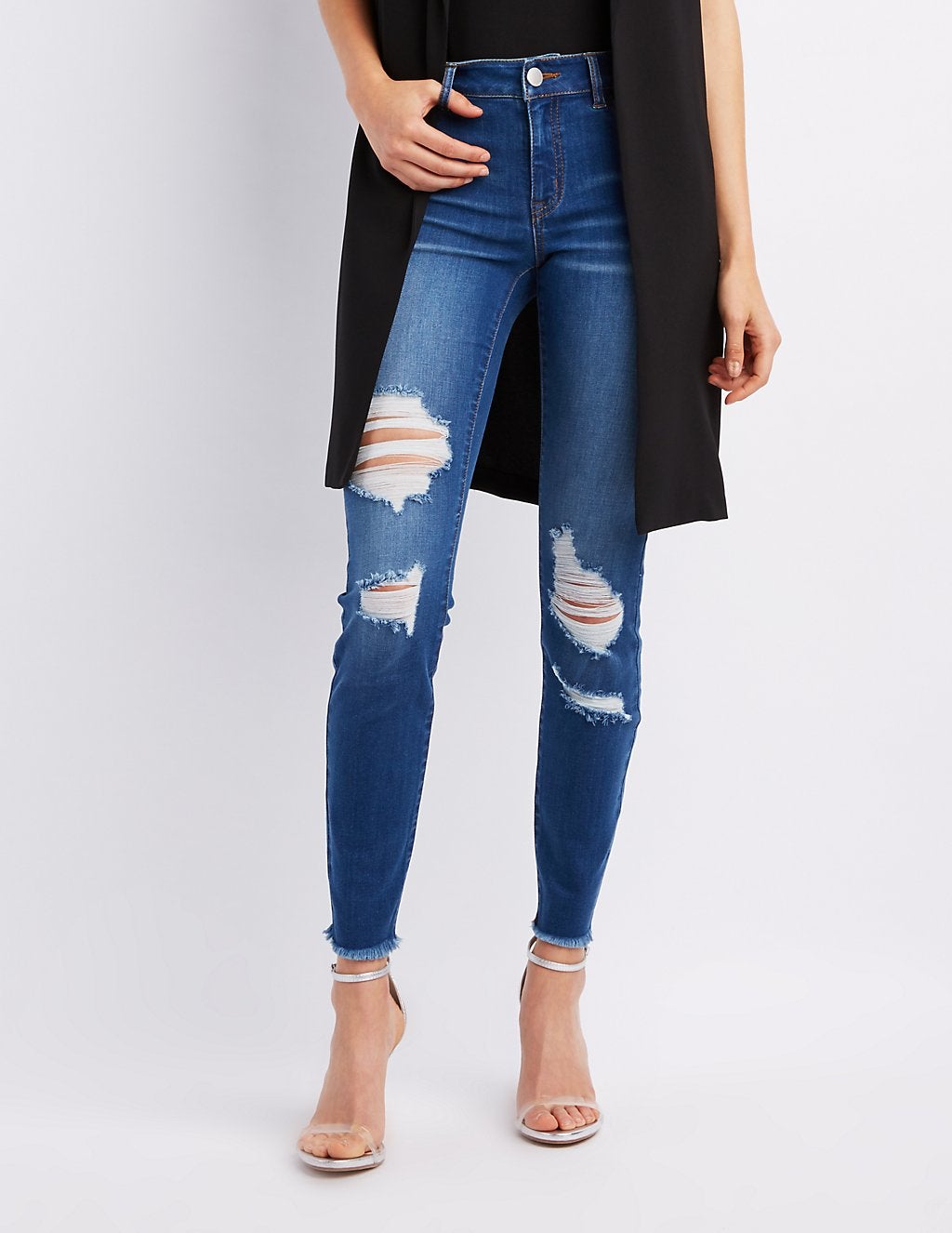 Charlotte Russe Refuge High Rise Skinny Jeans Charlotte Russe