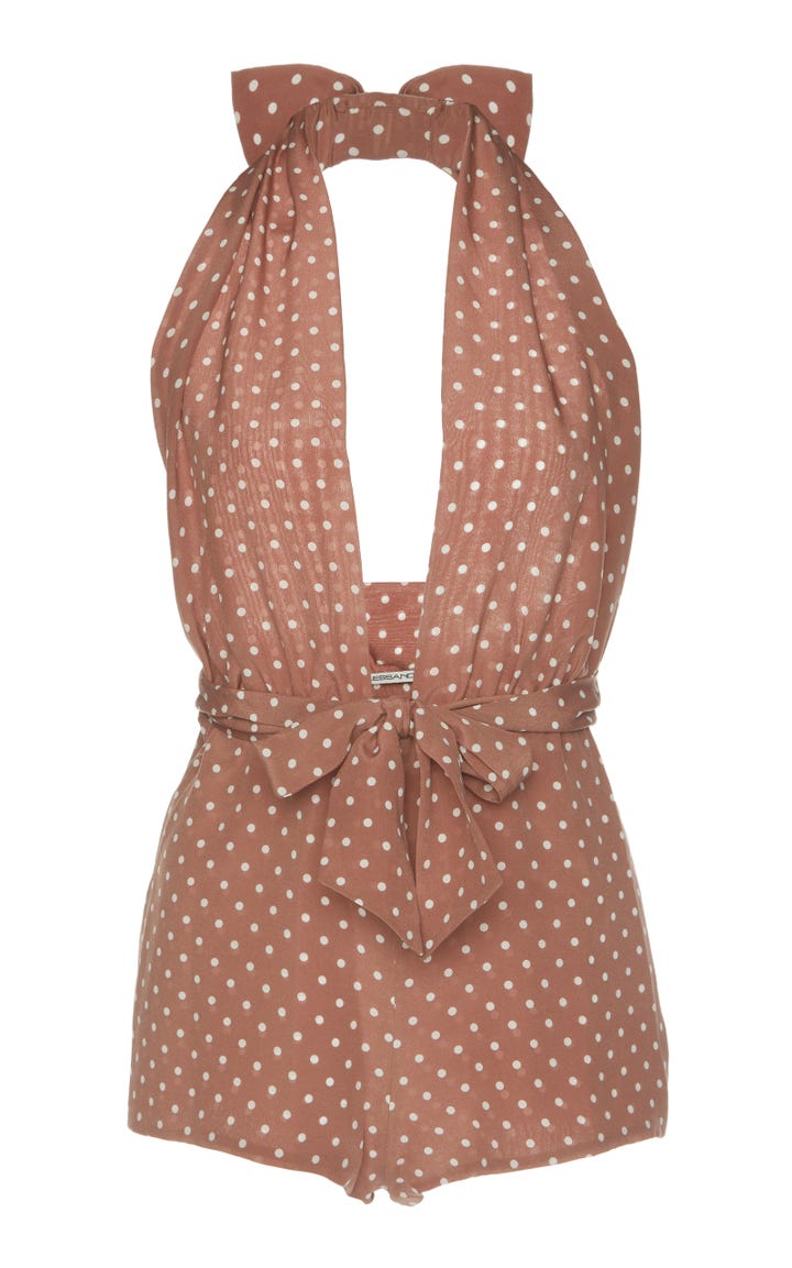 Brown Polka Dot Trend, Pretty Woman Polo Match Dress