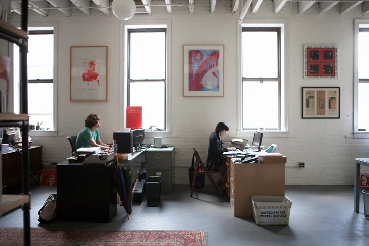 The Paris Review office