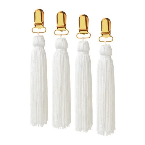 IKEA + VINTER 2018 Tablecloth holder, offwhite