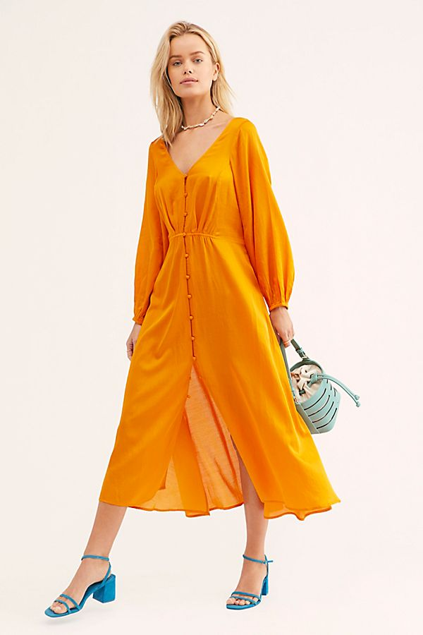 free people later days midi dress