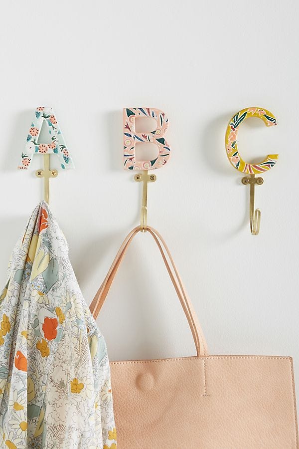 Anthropologie + Matilde Monogram Hook
