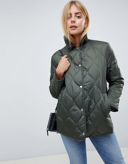 ASOS + Quilted Jacket